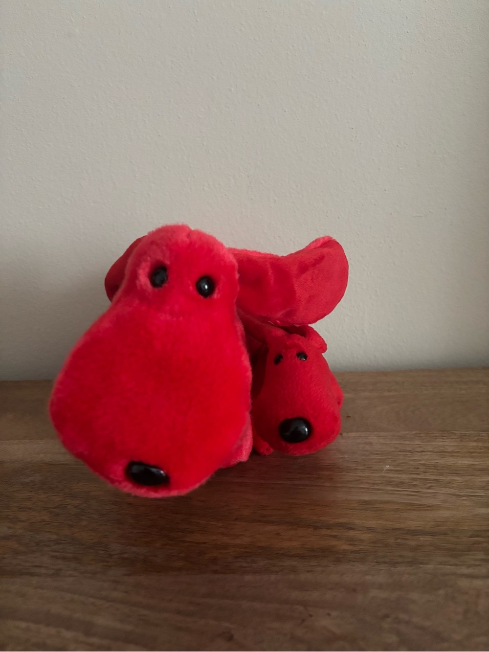 TY Classic Rover” the red dog (pair)